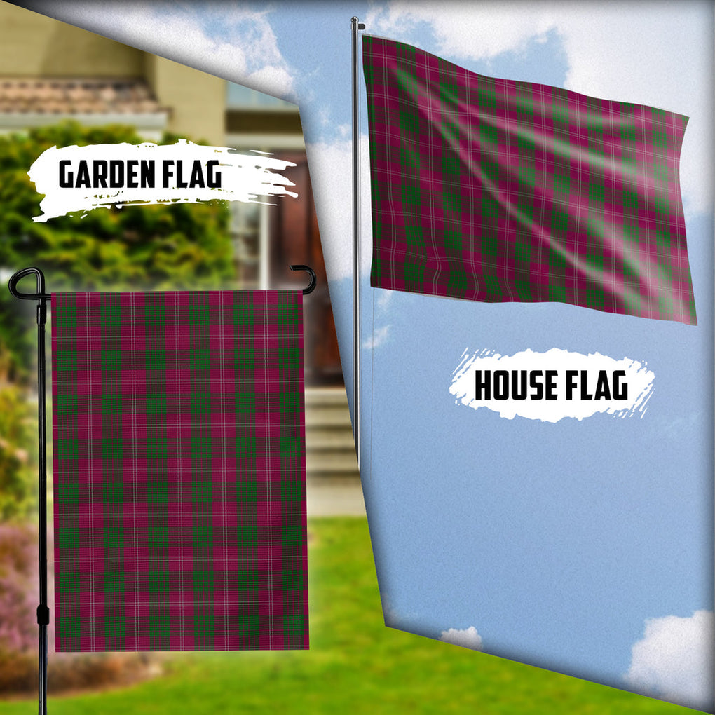 Crawford Tartan Flag Garden Flag (Vertical) - Tartan Vibes Clothing