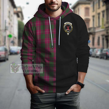 Crawford Tartan Hoodie with Family Crest and Half Of Me Style