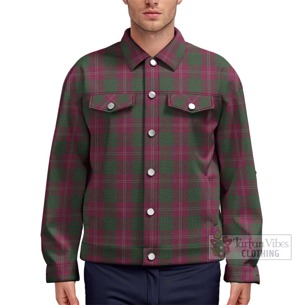 Tartan Vibes Clothing Crawford Tartan Unisex Lapel Cotton Jacket