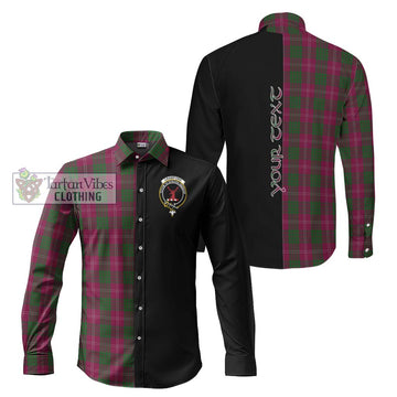 Crawford Tartan Long Sleeve Button Shirt with Family Crest and Half Of Me Style