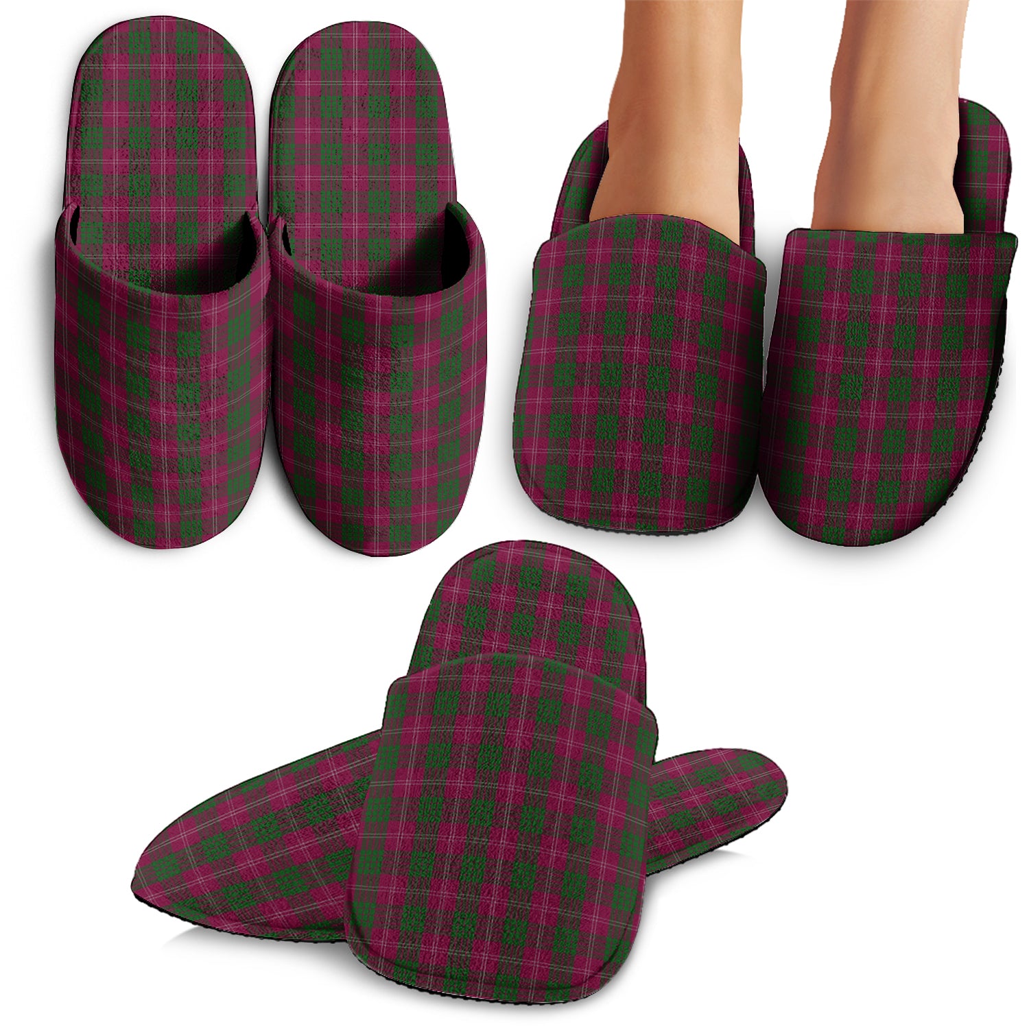 Crawford Tartan Home Slippers - Tartanvibesclothing