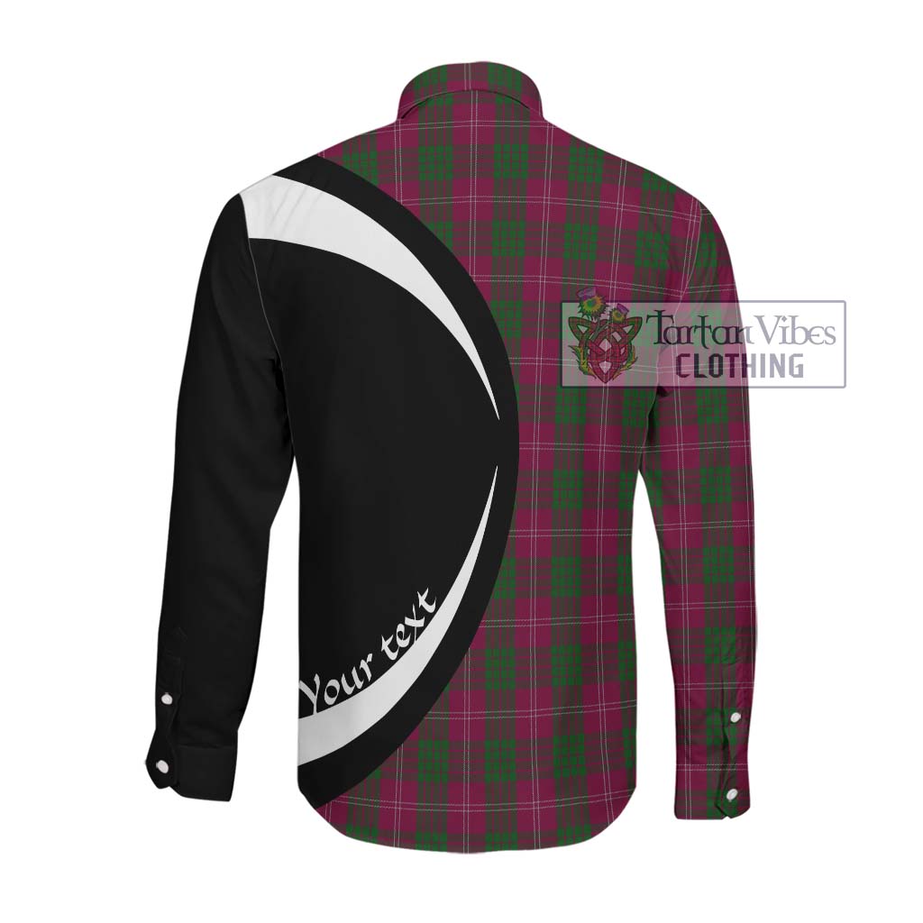 Tartan Vibes Clothing Crawford Tartan Long Sleeve Button Up with Family Crest Circle Style