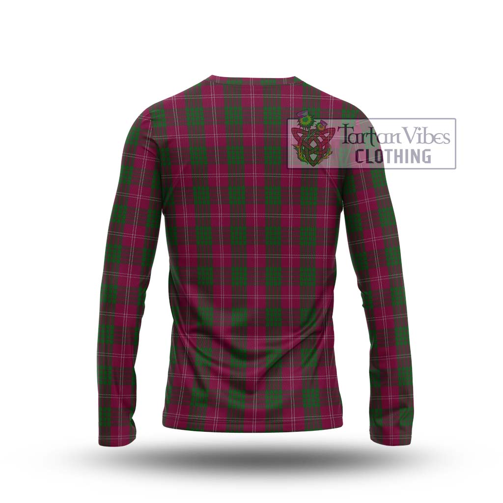 Tartan Vibes Clothing Crawford Tartan Long Sleeve T-Shirt with Family Crest DNA In Me Style