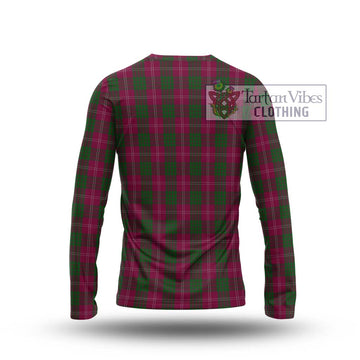 Crawford Tartan Long Sleeve T-Shirt with Family Crest DNA In Me Style