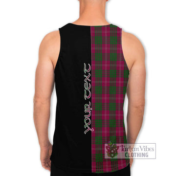 Crawford Tartan Men's Tank Top with Family Crest and Half Of Me Style