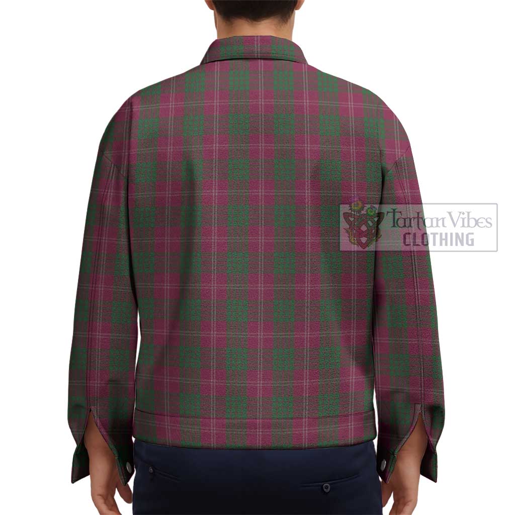 Tartan Vibes Clothing Crawford Tartan Unisex Lapel Cotton Jacket