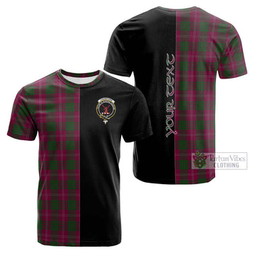 Crawford Tartan Cotton T-shirt with Family Crest and Half Of Me Style