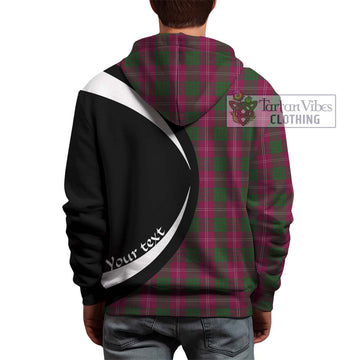 Crawford Tartan Hoodie with Family Crest Circle Style