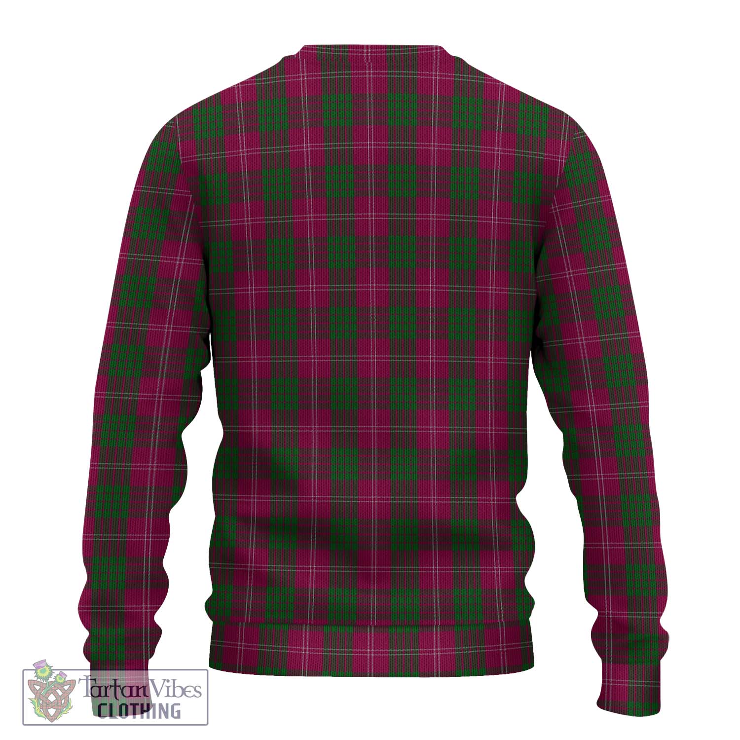 Tartan Vibes Clothing Crawford Tartan Knitted Sweater with Family Crest DNA In Me Style