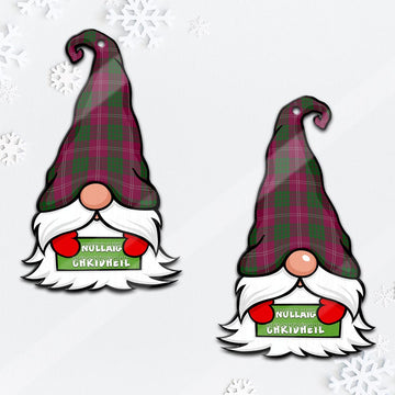 Crawford Gnome Christmas Ornament with His Tartan Christmas Hat