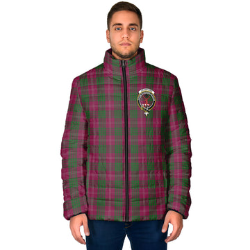 Crawford Tartan Padded Jacket with Family Crest