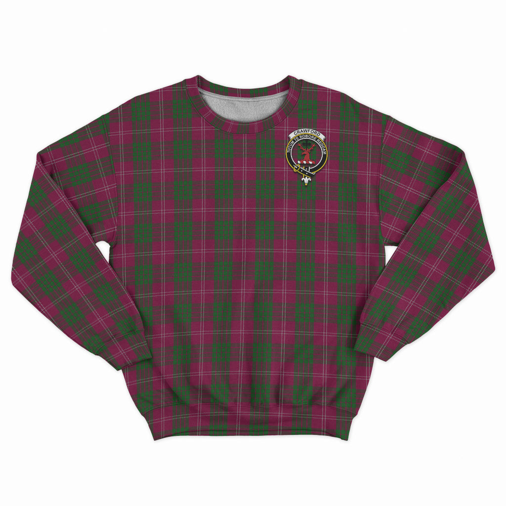 crawford-tartan-sweatshirt-with-family-crest