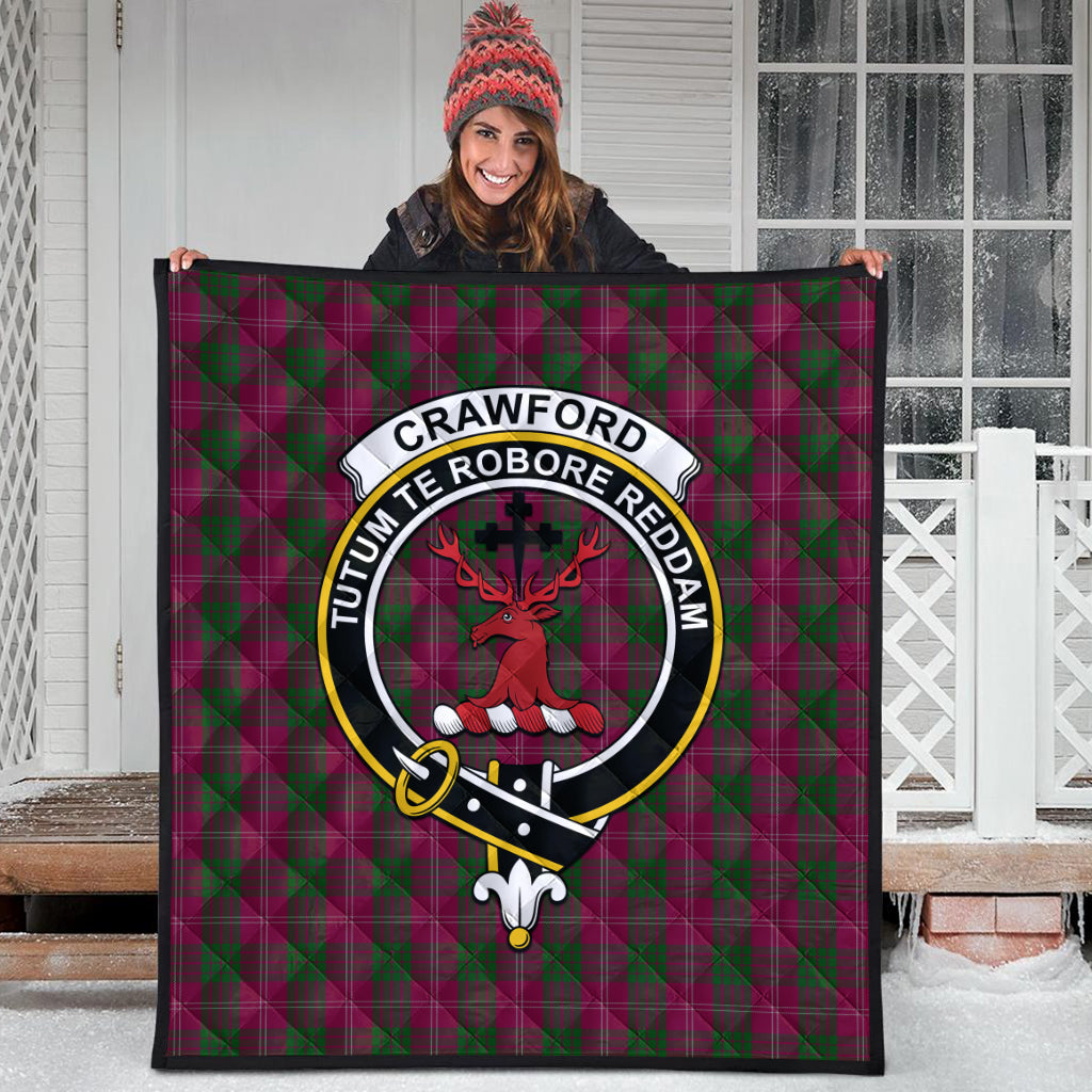 crawford-tartan-quilt-with-family-crest