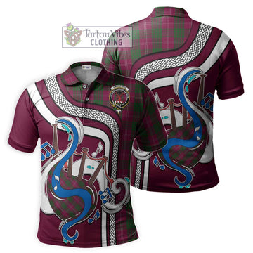 Crawford Tartan Polo Shirt with Epic Bagpipe Style