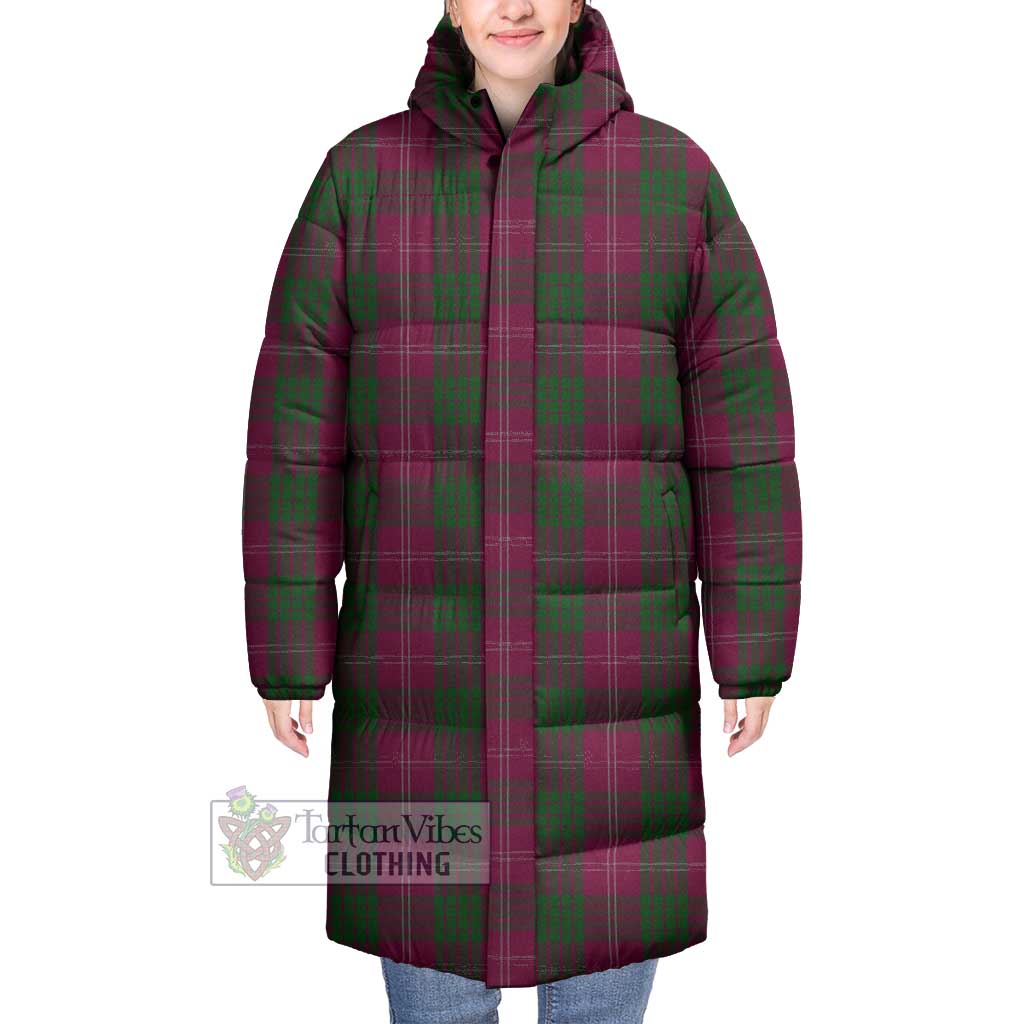 Tartan Vibes Clothing Crawford Tartan Long Down Jacket