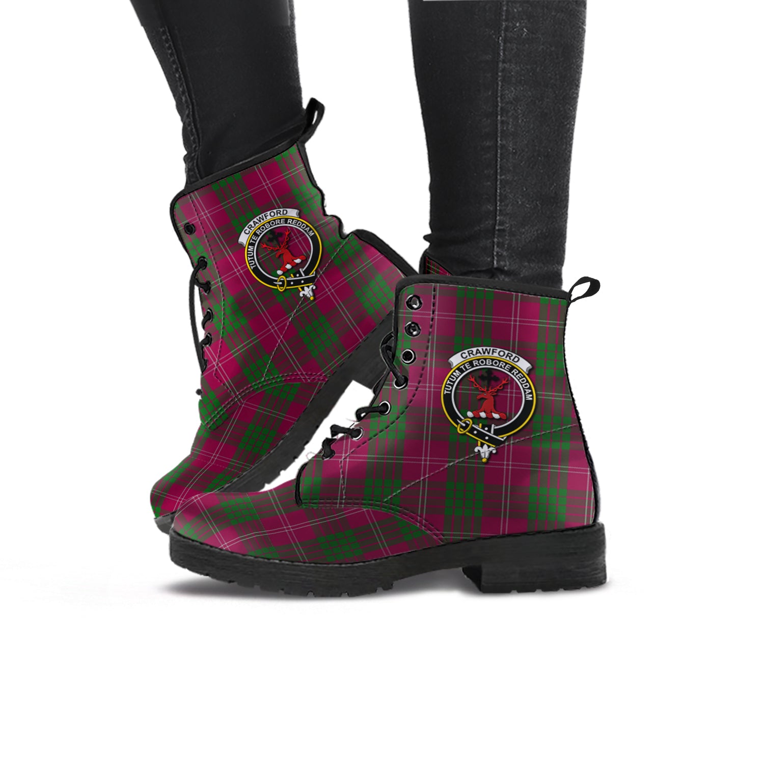 crawford-tartan-leather-boots-with-family-crest