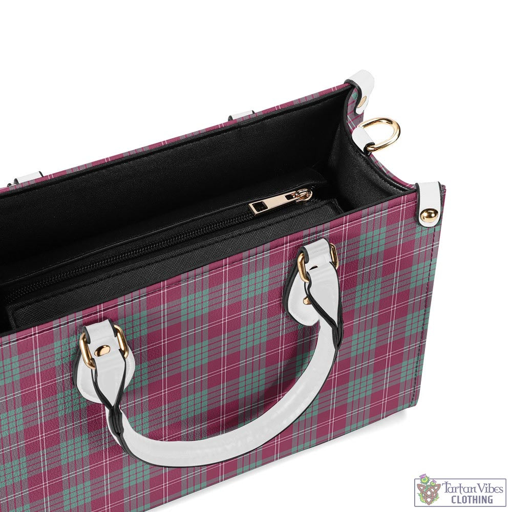 Tartan Vibes Clothing Crawford Ancient Tartan Luxury Leather Handbags