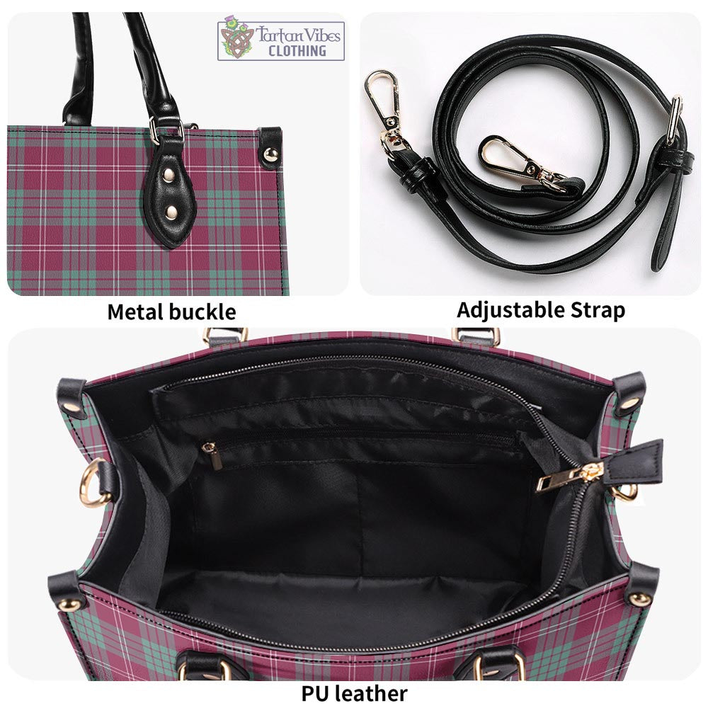 Tartan Vibes Clothing Crawford Ancient Tartan Luxury Leather Handbags