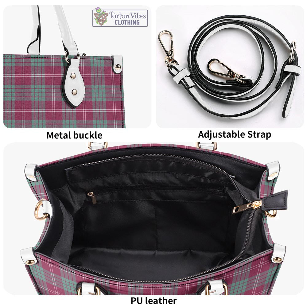 Tartan Vibes Clothing Crawford Ancient Tartan Luxury Leather Handbags