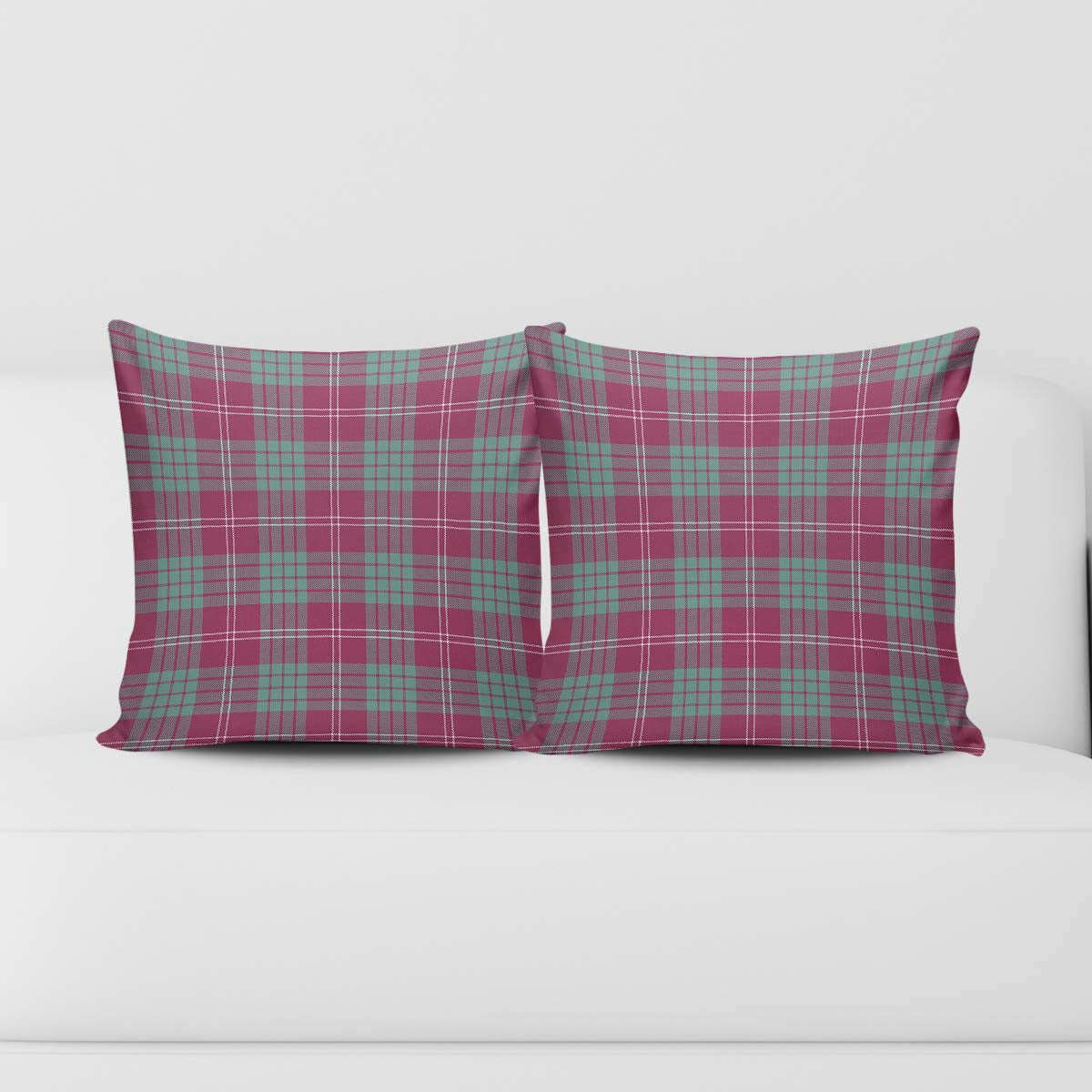 Crawford Ancient Tartan Pillow Cover Square Pillow Cover - Tartanvibesclothing