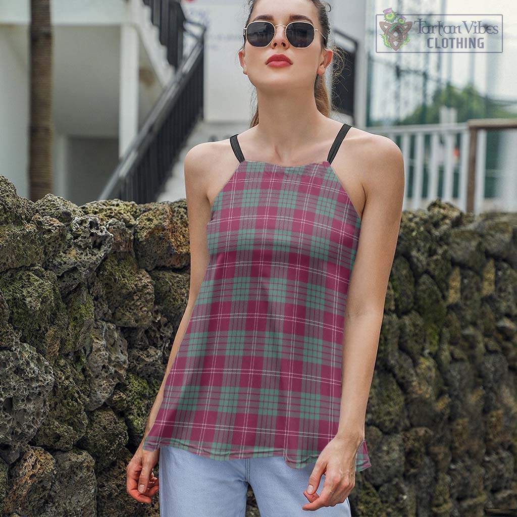 Tartan Vibes Clothing Crawford Ancient Tartan Loose Halter Neck Camisole