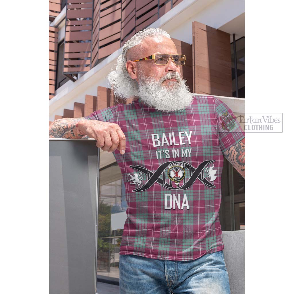 Tartan Vibes Clothing Crawford Ancient Tartan Cotton T-shirt with Family Crest DNA In Me Style