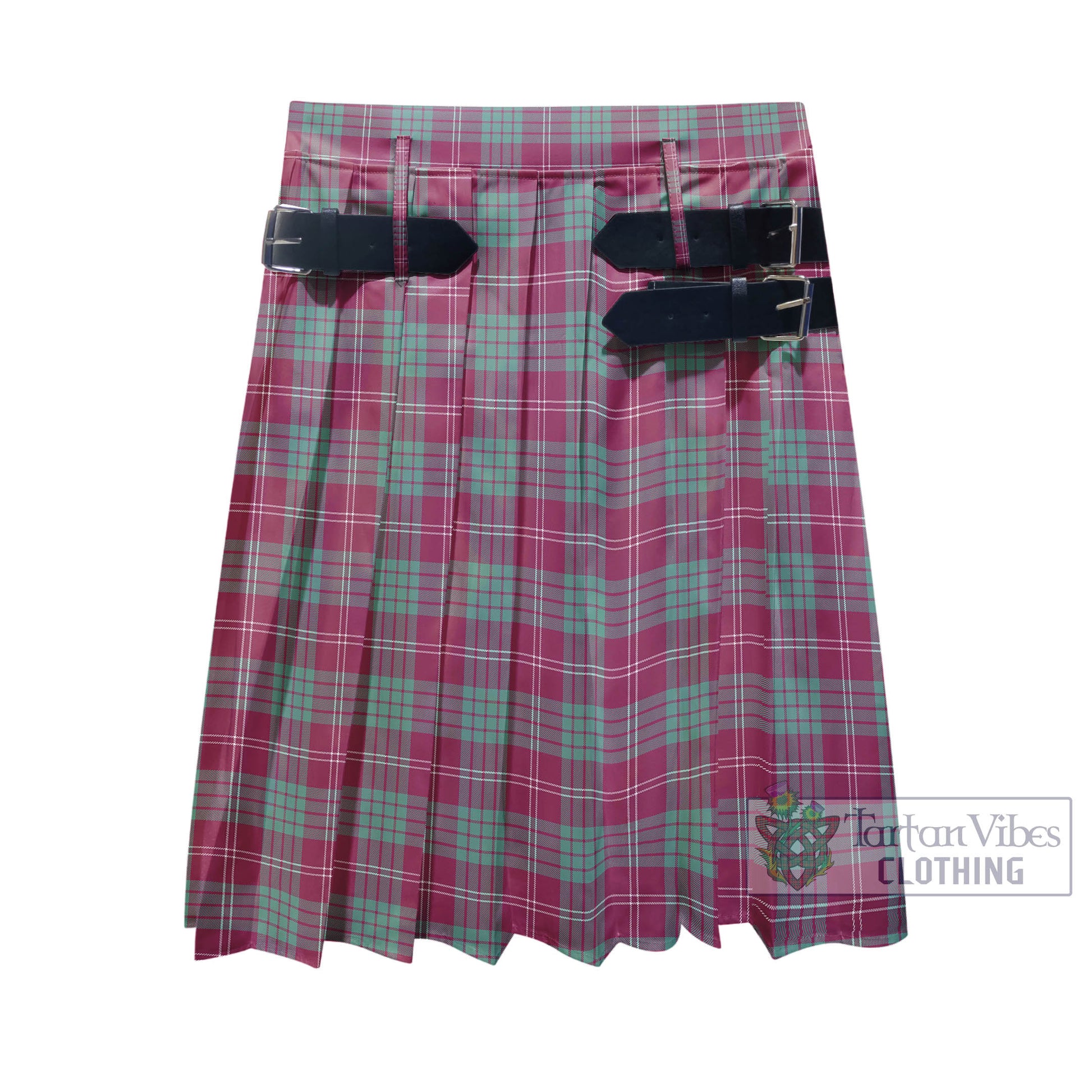 Tartan Vibes Clothing Crawford Ancient Tartan Men's Pleated Skirt - Fashion Casual Retro Scottish Style