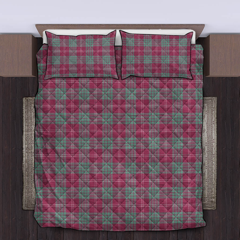 Crawford Ancient Tartan Quilt Bed Set - Tartanvibesclothing