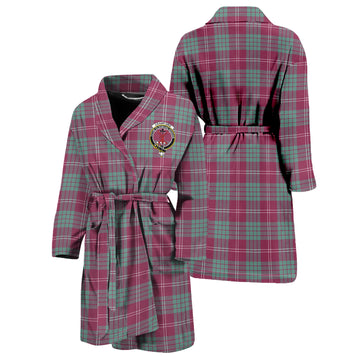 Crawford Ancient Tartan Bathrobe with Family Crest