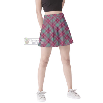 Crawford Ancient Tartan Women's Plated Mini Skirt