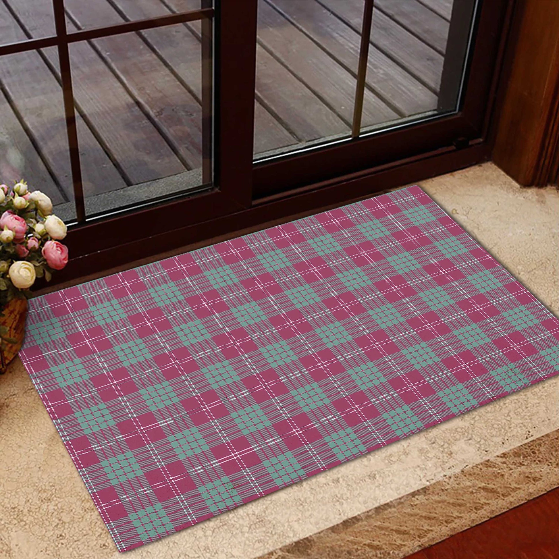 Crawford Ancient Tartan Door Mat - Tartanvibesclothing