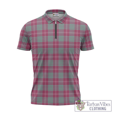 Crawford Ancient Tartan Zipper Polo Shirt