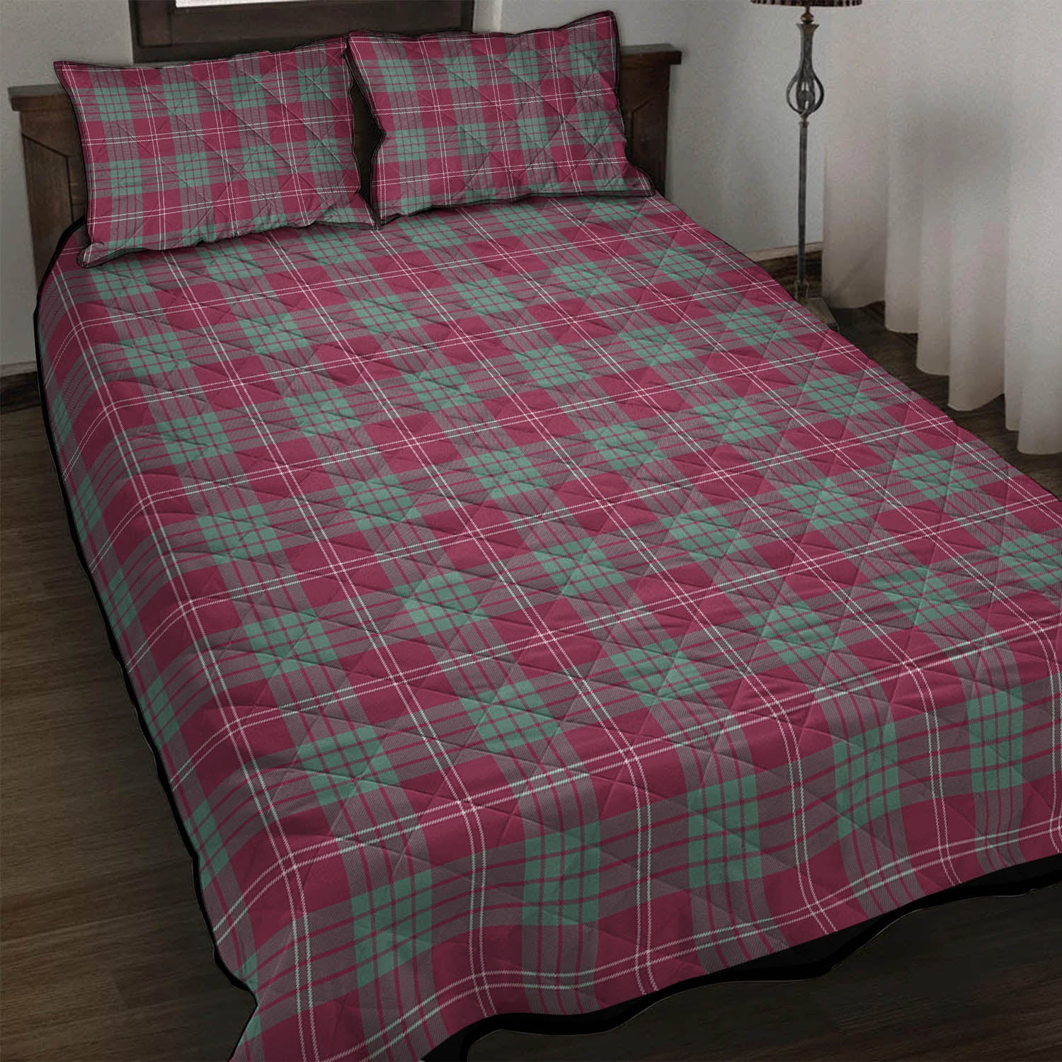 Crawford Ancient Tartan Quilt Bed Set - Tartanvibesclothing