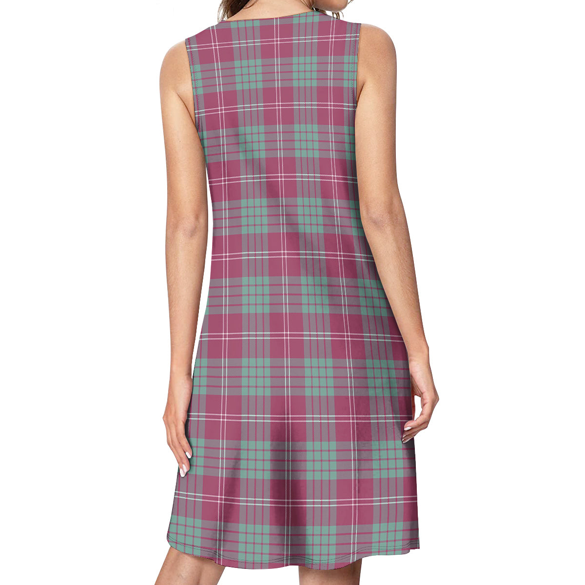 Crawford Ancient Tartan Womens Casual Dresses - Tartanvibesclothing