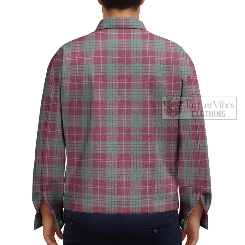 Tartan Vibes Clothing Crawford Ancient Tartan Unisex Lapel Cotton Jacket