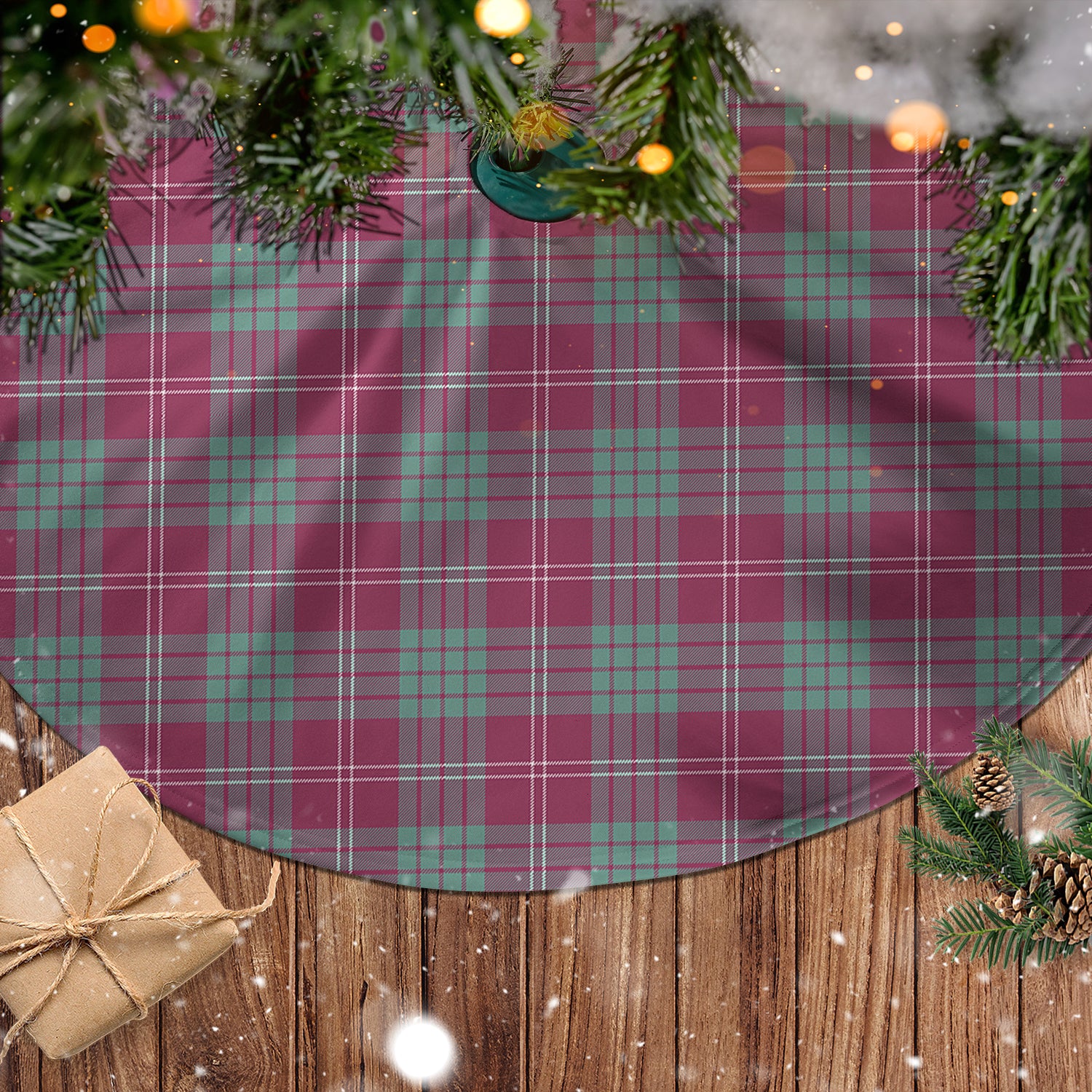 Crawford Ancient Tartan Christmas Tree Skirt - Tartanvibesclothing