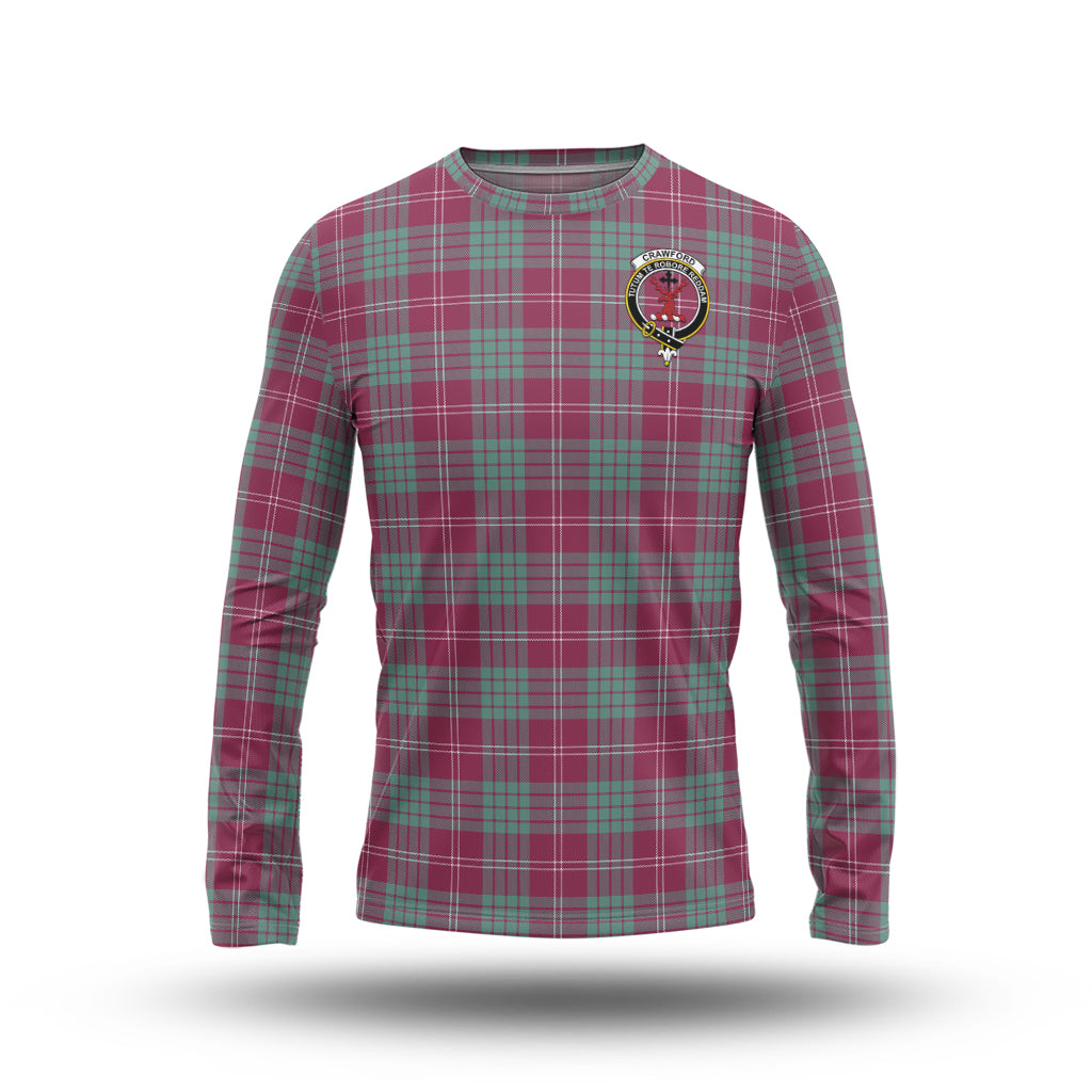 crawford-ancient-tartan-long-sleeve-t-shirt-with-family-crest