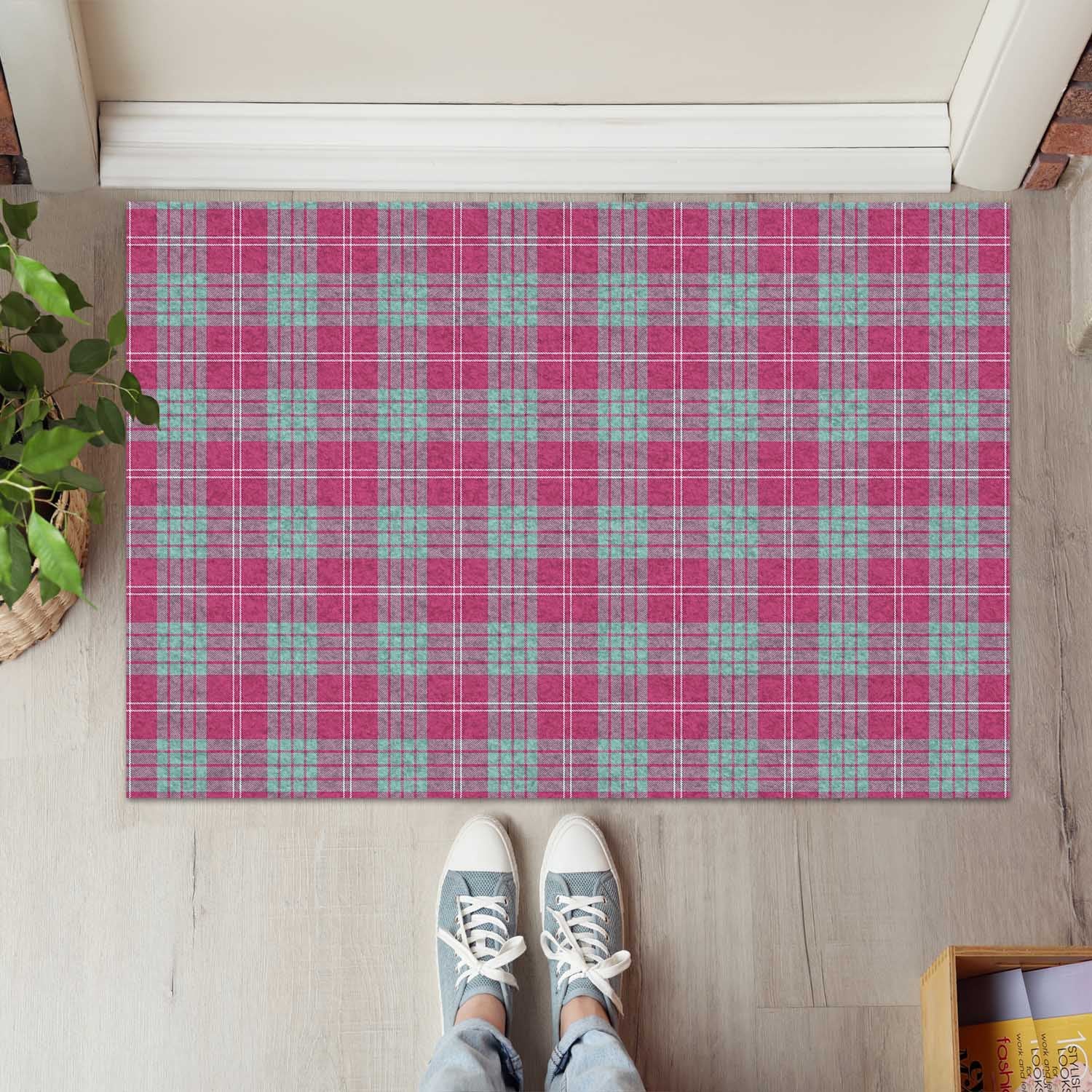 Crawford Ancient Tartan Door Mat - Tartanvibesclothing