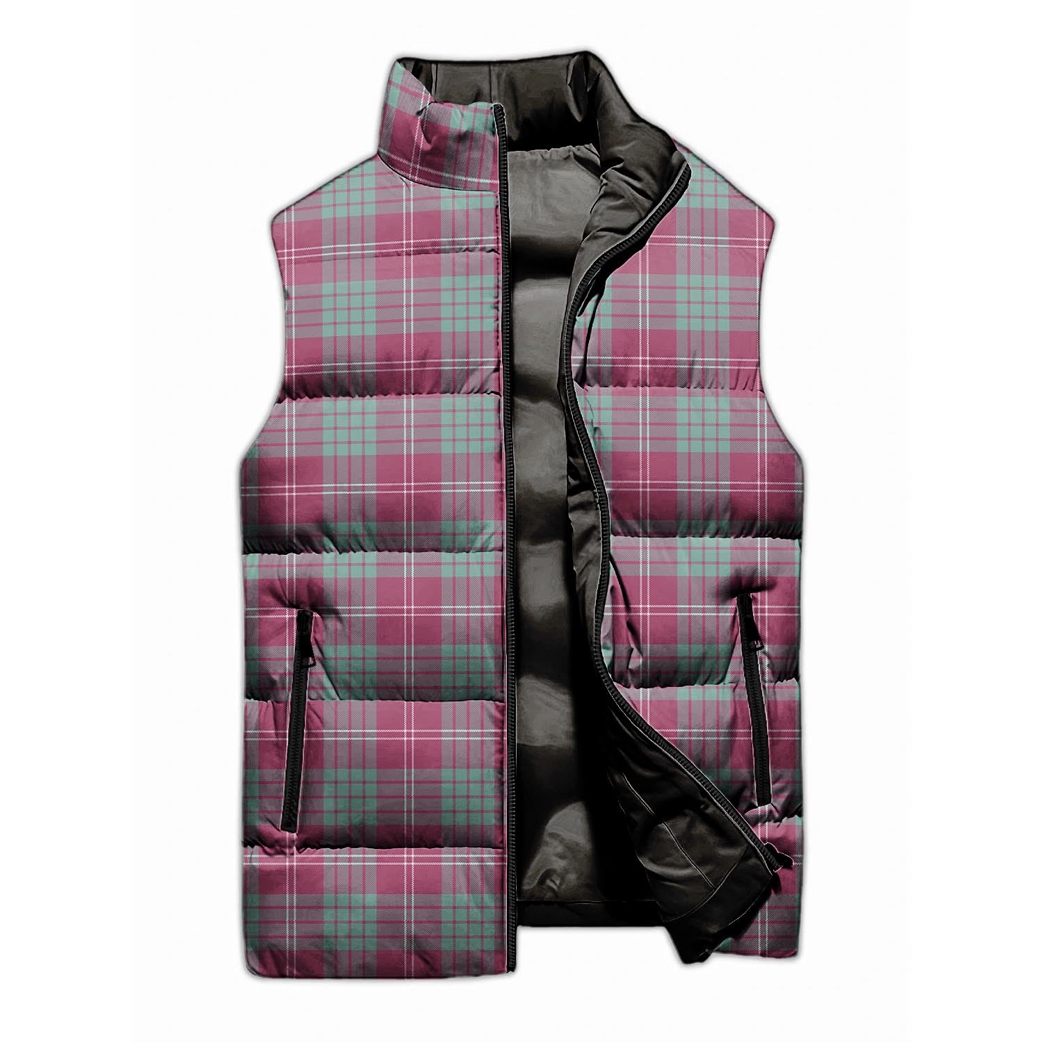 Crawford Ancient Tartan Sleeveless Puffer Jacket - Tartanvibesclothing