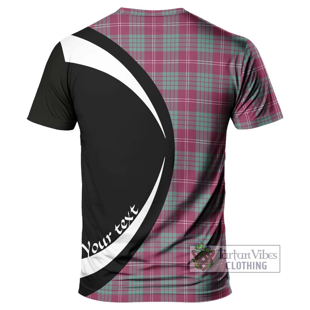 Tartan Vibes Clothing Crawford Ancient Tartan T-Shirt with Family Crest Circle Style