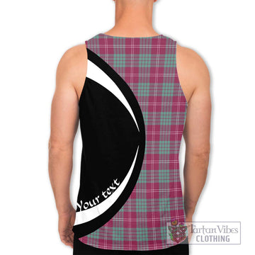 Crawford Ancient Tartan Men's Tank Top with Family Crest Circle Style