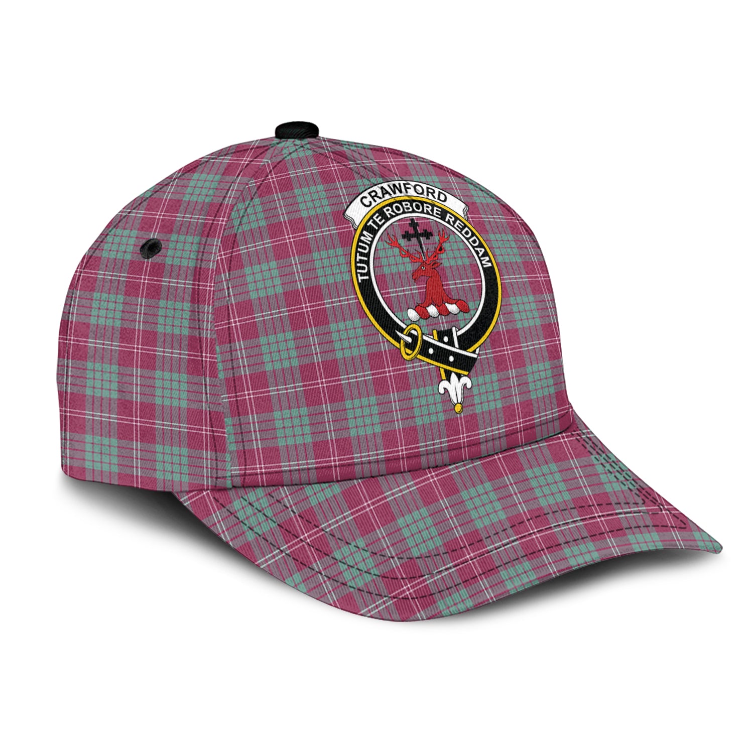 crawford-ancient-tartan-classic-cap-with-family-crest