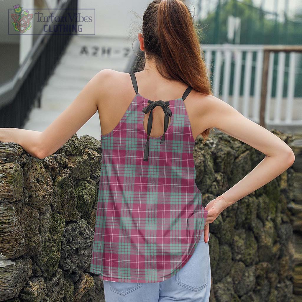 Tartan Vibes Clothing Crawford Ancient Tartan Loose Halter Neck Camisole