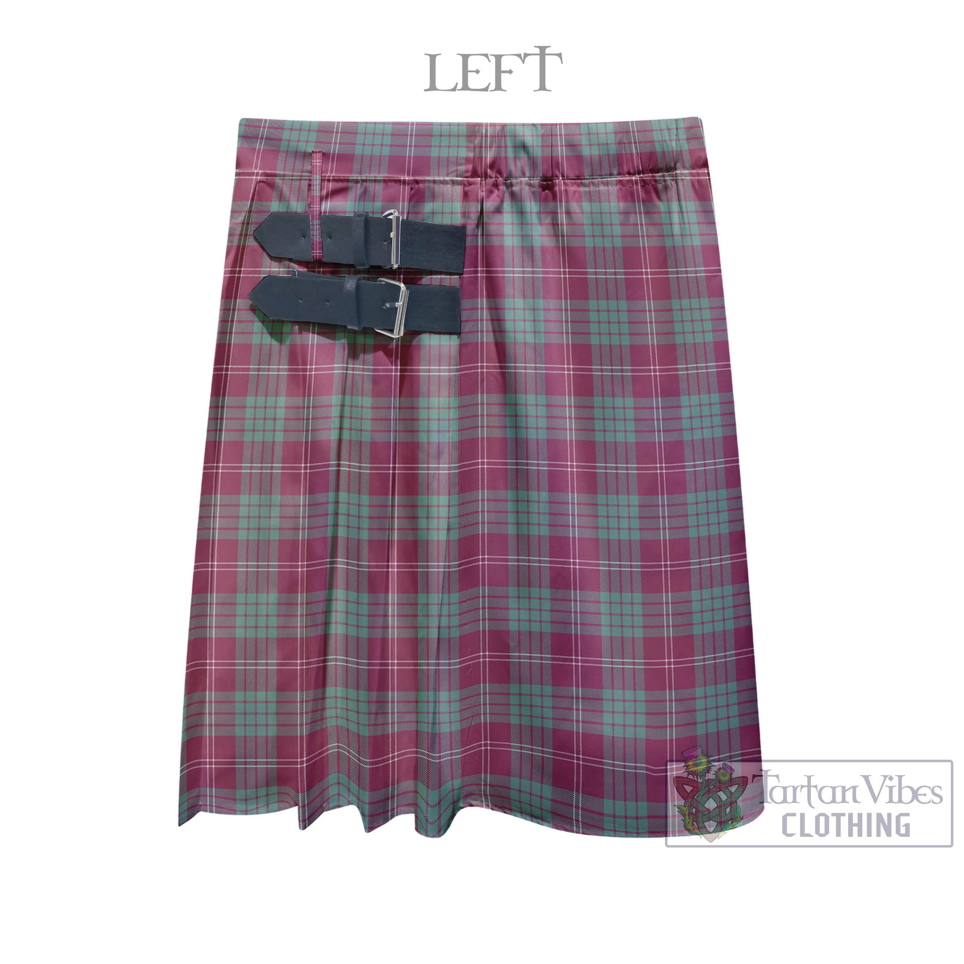 Tartan Vibes Clothing Crawford Ancient Tartan Men's Pleated Skirt - Fashion Casual Retro Scottish Style