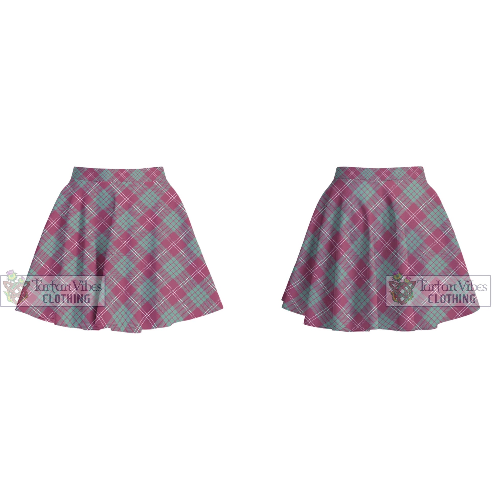 Tartan Vibes Clothing Crawford Ancient Tartan Women's Plated Mini Skirt