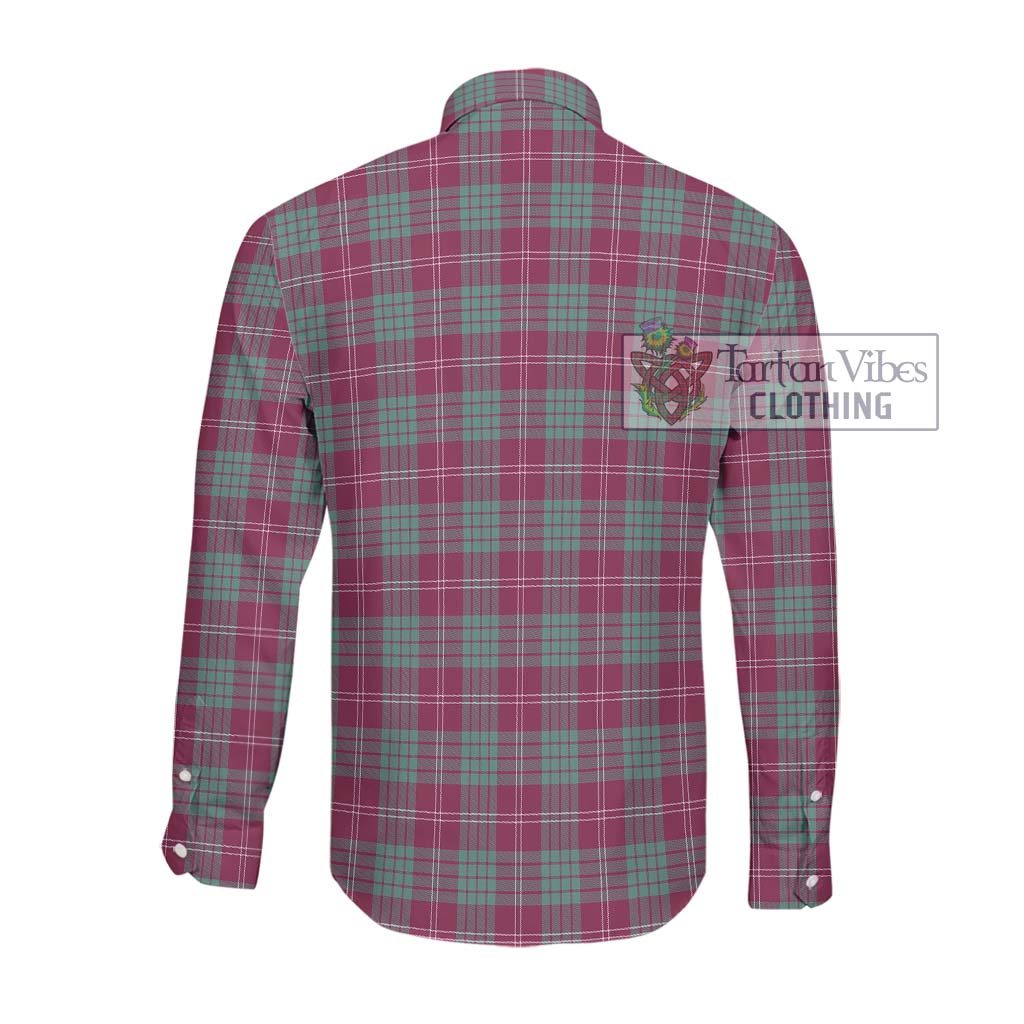 Tartan Vibes Clothing Crawford Ancient Tartan Long Sleeve Button Shirt with Family Crest DNA In Me Style