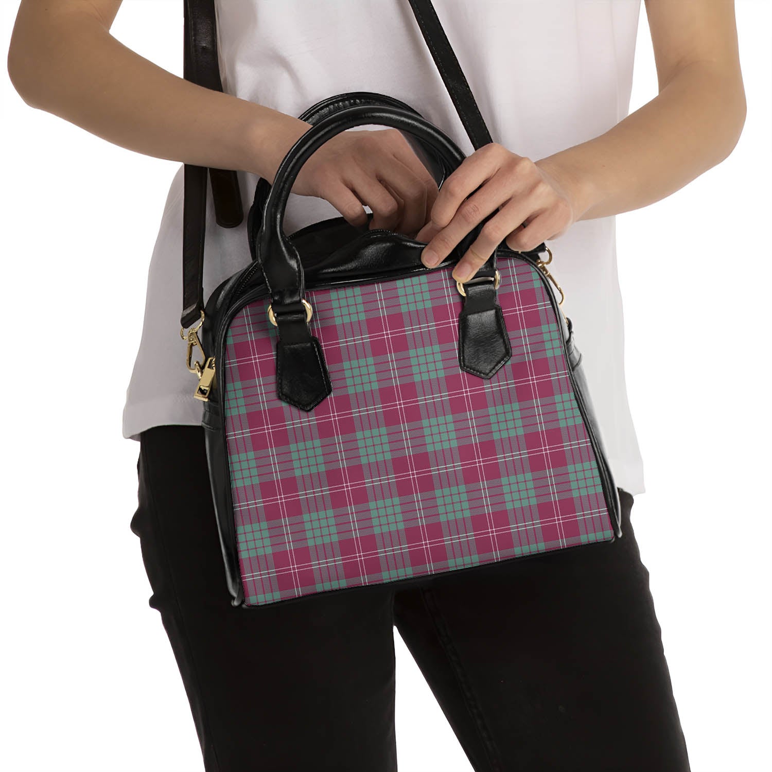 Crawford Ancient Tartan Shoulder Handbags - Tartanvibesclothing