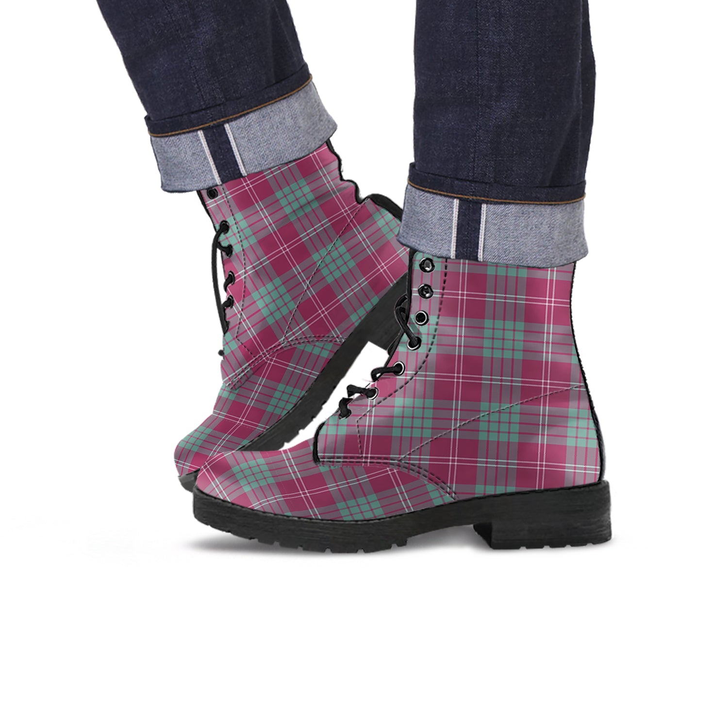 crawford-ancient-tartan-leather-boots