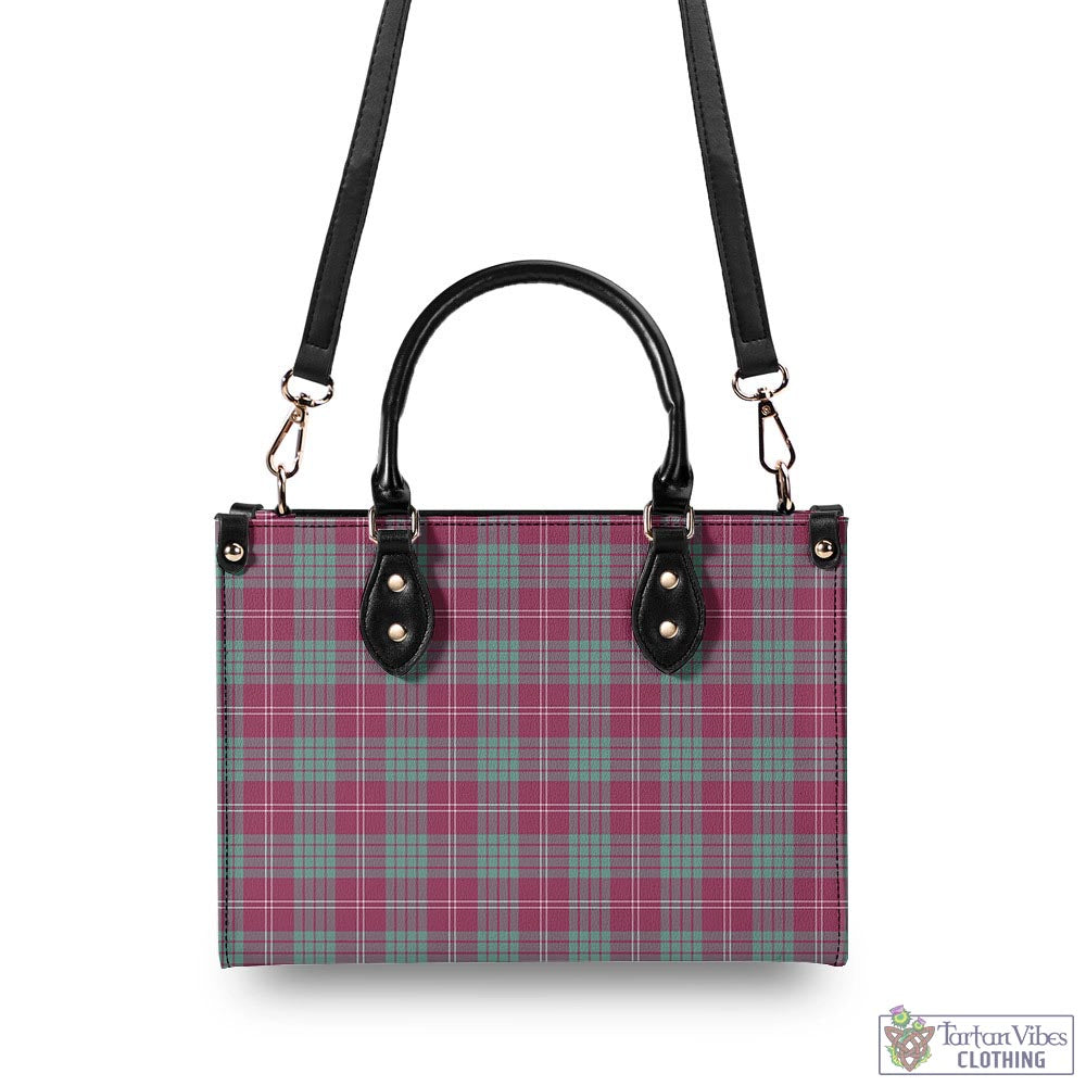 Tartan Vibes Clothing Crawford Ancient Tartan Luxury Leather Handbags