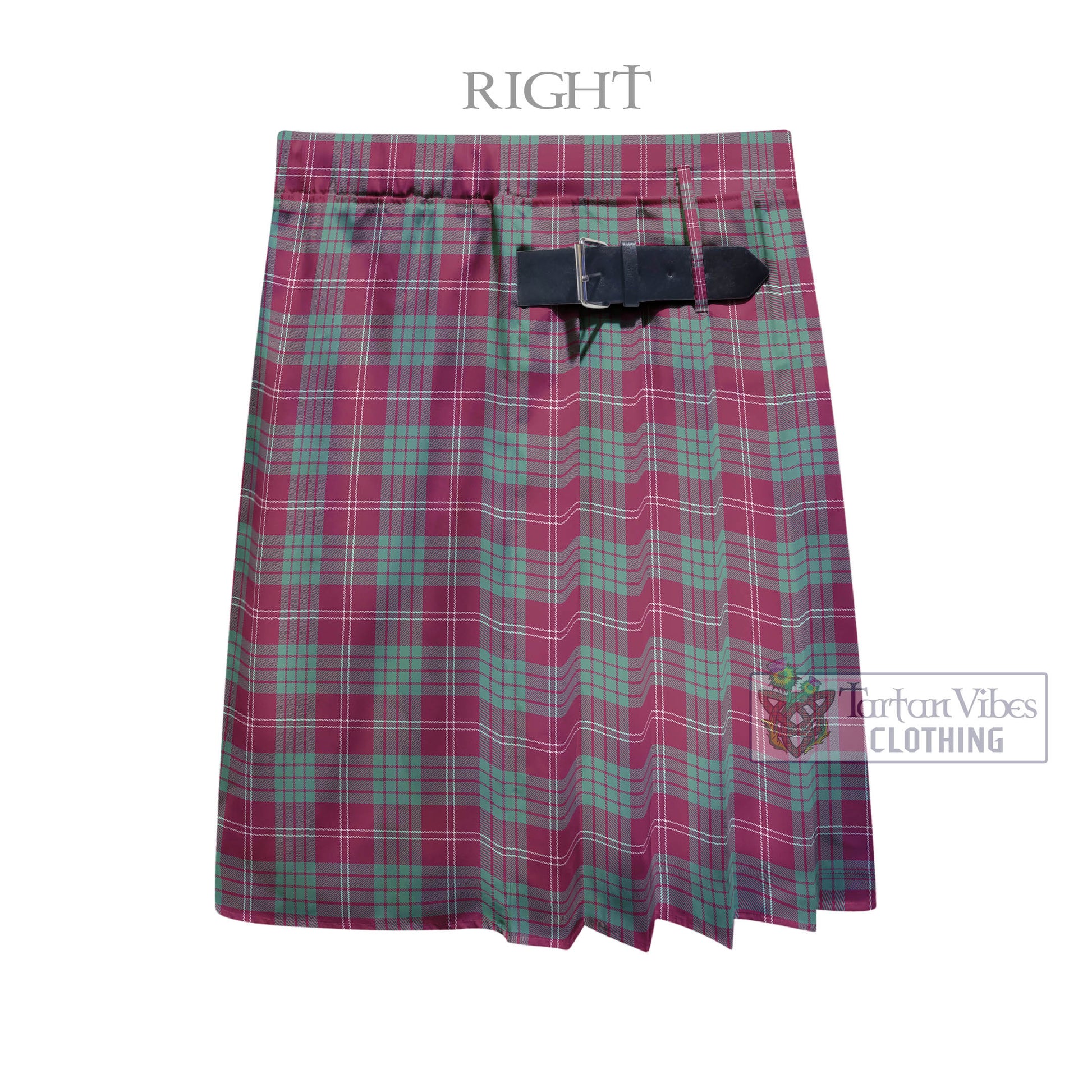 Tartan Vibes Clothing Crawford Ancient Tartan Men's Pleated Skirt - Fashion Casual Retro Scottish Style